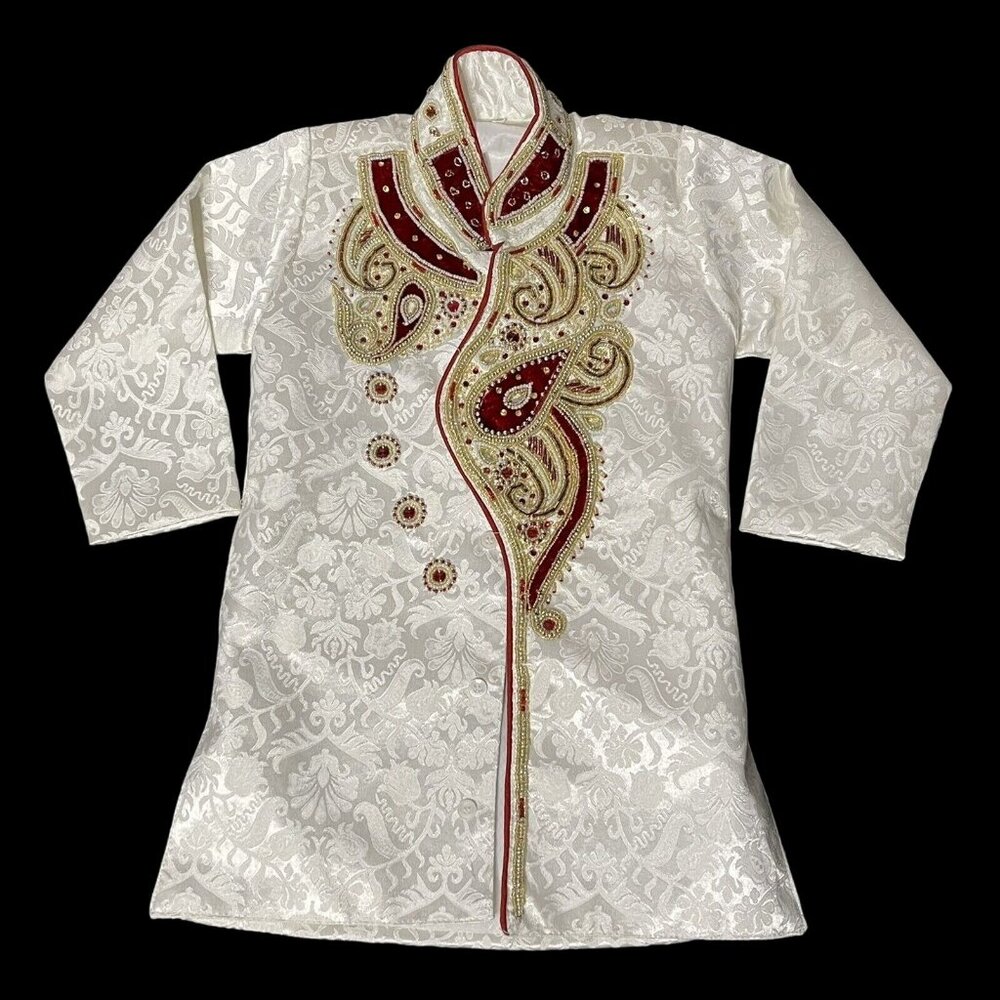 Kurta Dhoti Toddler Kids size 2 Wedding Top Sherwani Indian Pakistani